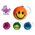 Mood Smiley Face Stress Keychain (Spot Color)